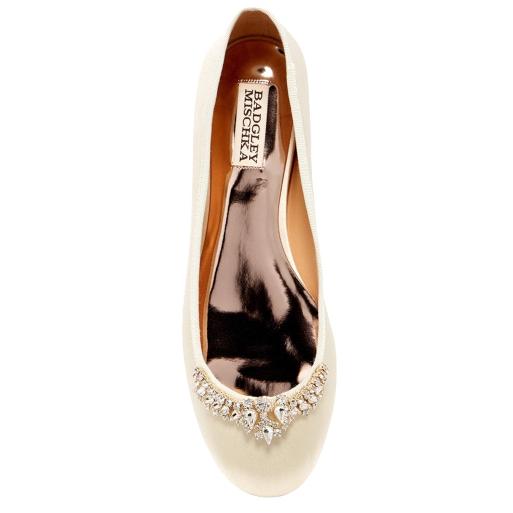 Badgley Mischka Abella Embellished Flats